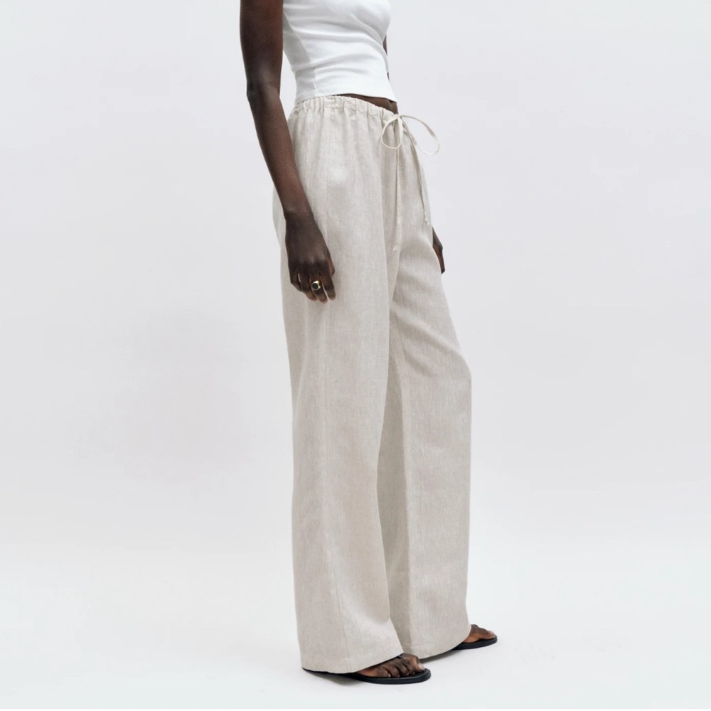 NLT wide-leg linen pants
